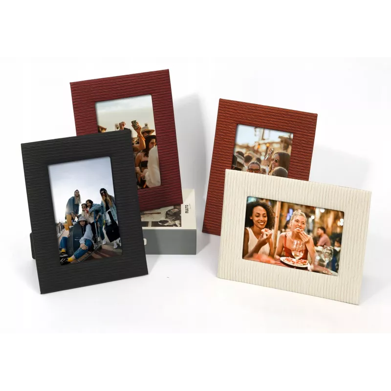 Moldura de fotografias de pé para 10x15 cm Ecru Beige Vertical Horizontal Loveinstant