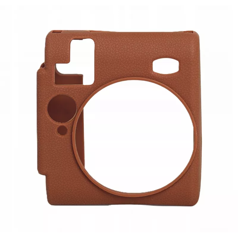 LOVEINSTANT Capa de proteção em silicone para Fujifilm Instax Mini 99 - Castanho