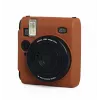 LOVEINSTANT Capa de proteção em silicone para Fujifilm Instax Mini 99 - Castanho