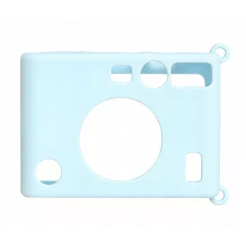 LOVEINSTANT Capa de silicone para câmara Fujifilm Instax Mini Evo - Azul