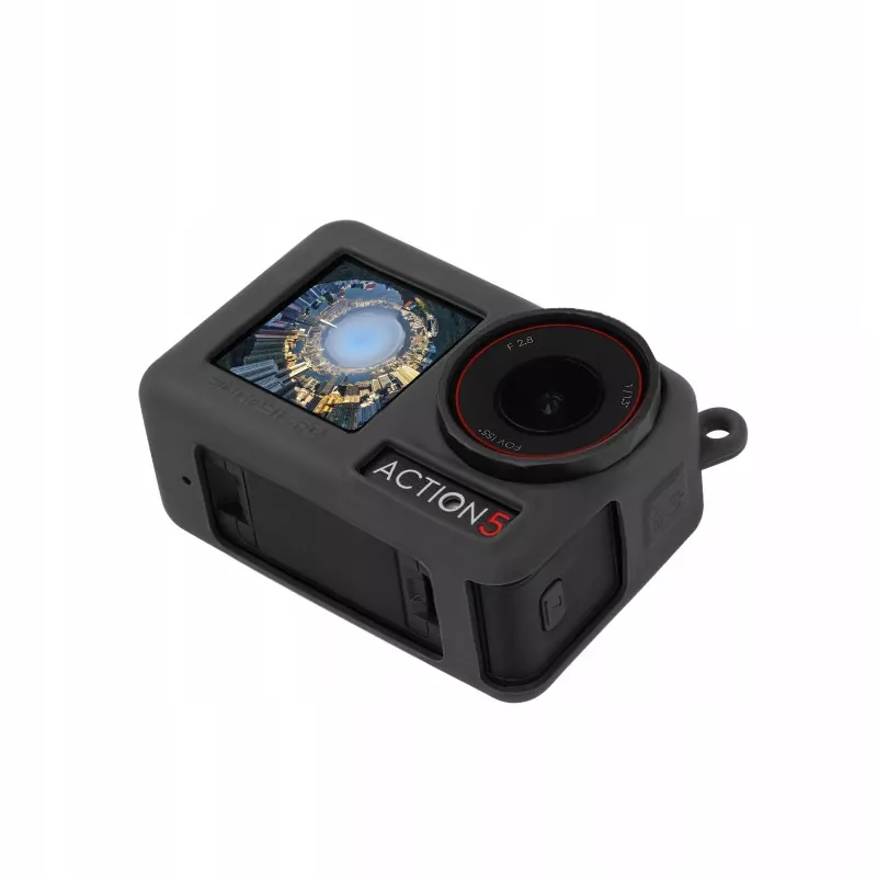 SUNNYLIFE Capa de proteção em silicone com cordão para DJI Osmo Action 5 Pro / OA5-BHT885