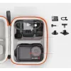 SUNNYLIFE Bolsa de transporte de proteção para DJI Osmo Action 3, 4, 5 Pro - Concha rígida EVA, resistente a choques, preto