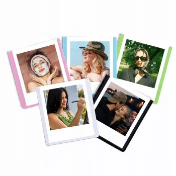 Conjunto de 5 molduras magnéticas LOVEINSTANT para Polaroid Go - cores sortidas
