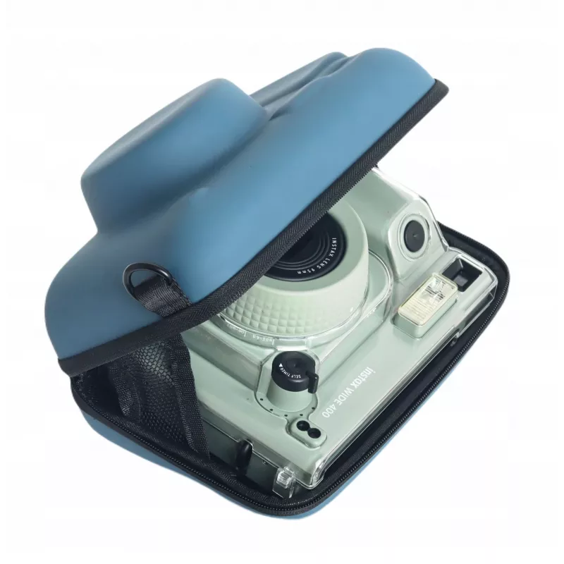 Capa de proteção rígida LOVEINSTANT para câmara Fujifilm Instax Wide 400 - azul
