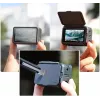 Suporte de moldura + tampa de objetiva SUNNYLIFE para DJI Osmo Action 5 Pro / 4 / 3 - preto