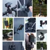 Suporte de moldura + tampa de objetiva SUNNYLIFE para DJI Osmo Action 5 Pro / 4 / 3 - preto
