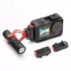 Suporte adaptador SUNNYLIFE para DJI Osmo Action 5 Pro / 5 / 4 / 3 - ISO-hot-shoe - preto