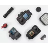 Suporte adaptador SUNNYLIFE para DJI Osmo Action 5 Pro / 5 / 4 / 3 - ISO-hot-shoe - preto