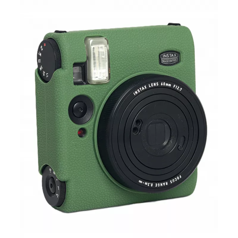 LOVEINSTANT Capa de proteção em silicone para Fujifilm Instax Mini 99 - Verde