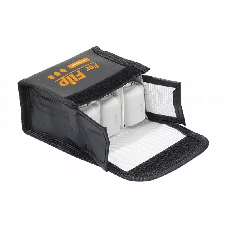 SUNNYLIFE bolsa à prova de fogo para 3 baterias DJI Flip