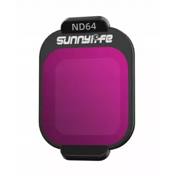SUNNYLIFE Filtro de densidade neutra ND64 cinzento para drone DJI Flip - Fi962-64