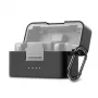 PULUZ Capa de proteção em silicone para estojo de carregamento DJI Mic Mini - Preto