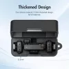 PULUZ Capa de proteção em silicone para estojo de carregamento DJI Mic Mini - Preto