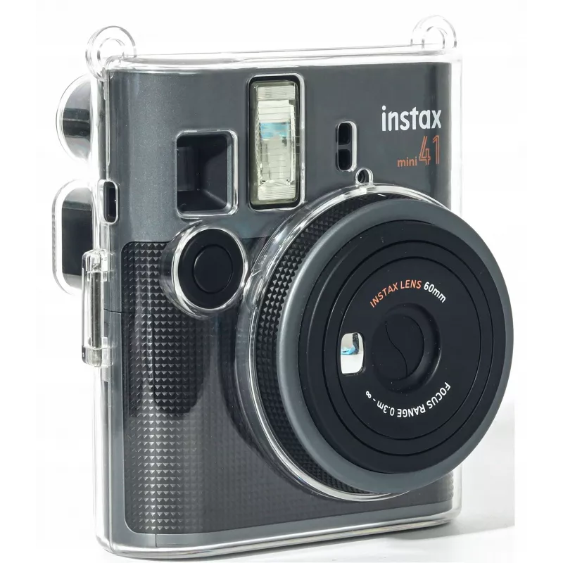 LOVEINSTANT Capa rígida de proteção para máquina fotográfica Fujifilm Instax Mini 41 - Transparente