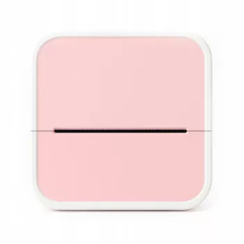 LOVEINSTANT S1 Impressora térmica Bluetooth para fotos, autocolantes, notas, etiquetas, 53mm, 203dpi, rosa
