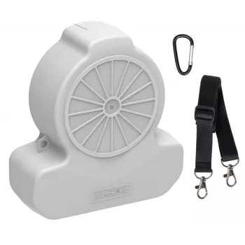 SUNNYLIFE Bolsa rígida de transporte para drone DJI Flip com alça de ombro, cinzento, FP-SN953-GY