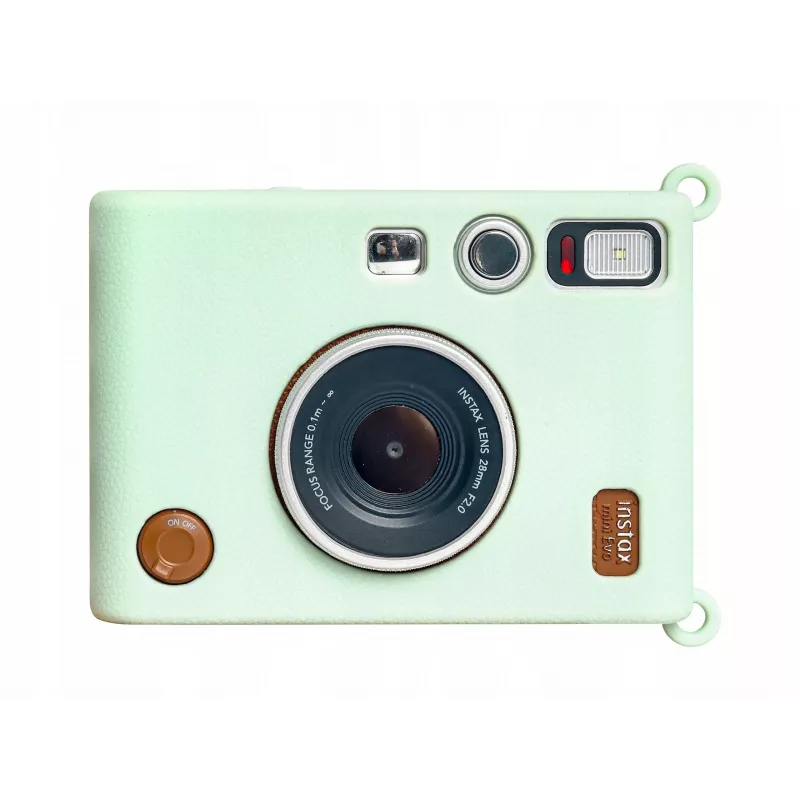 LOVEINSTANT Capa de silicone para Fujifilm Instax Mini Evo - verde