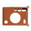LOVEINSTANT Capa de proteção de silicone para Fujifilm Instax Mini Evo - castanho