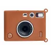 LOVEINSTANT Capa de proteção de silicone para Fujifilm Instax Mini Evo - castanho