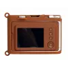 LOVEINSTANT Capa de proteção de silicone para Fujifilm Instax Mini Evo - castanho