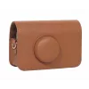 LOVEINSTANT Bolsa para câmara para Kodak Ektar H35 / H35N / Ultra F9, pele PU, castanho, com alça removível