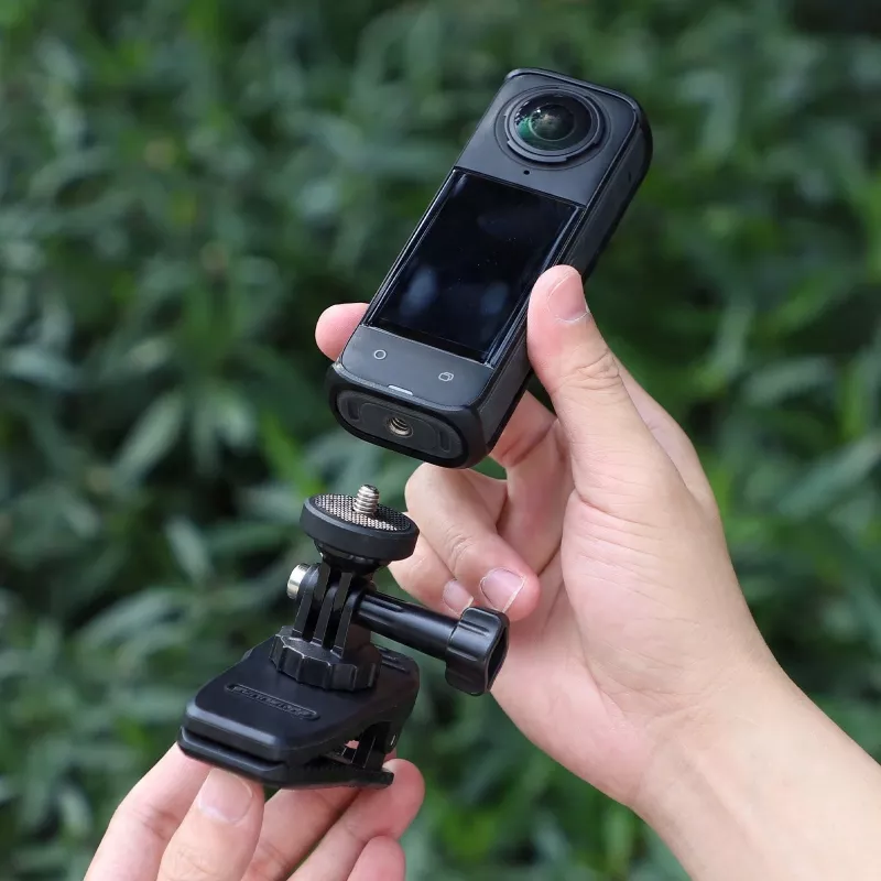 SUNNYLIFE Adaptador de liberação rápida com clipe para cinto, correia, arnês, magnético, 1/4 de polegada, GoPro