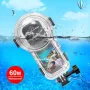 PULUZ Caixa subaquática à prova de água até 60m para Insta360 X5 / X 5 / Pu756t