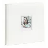 LOVEINSTANT Álbum de fotos para Polaroid Go – 36 folhas, 288 fotos, pele PU branca