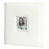 LOVEINSTANT Álbum de fotos para Polaroid Go – 36 folhas, 288 fotos, pele PU branca