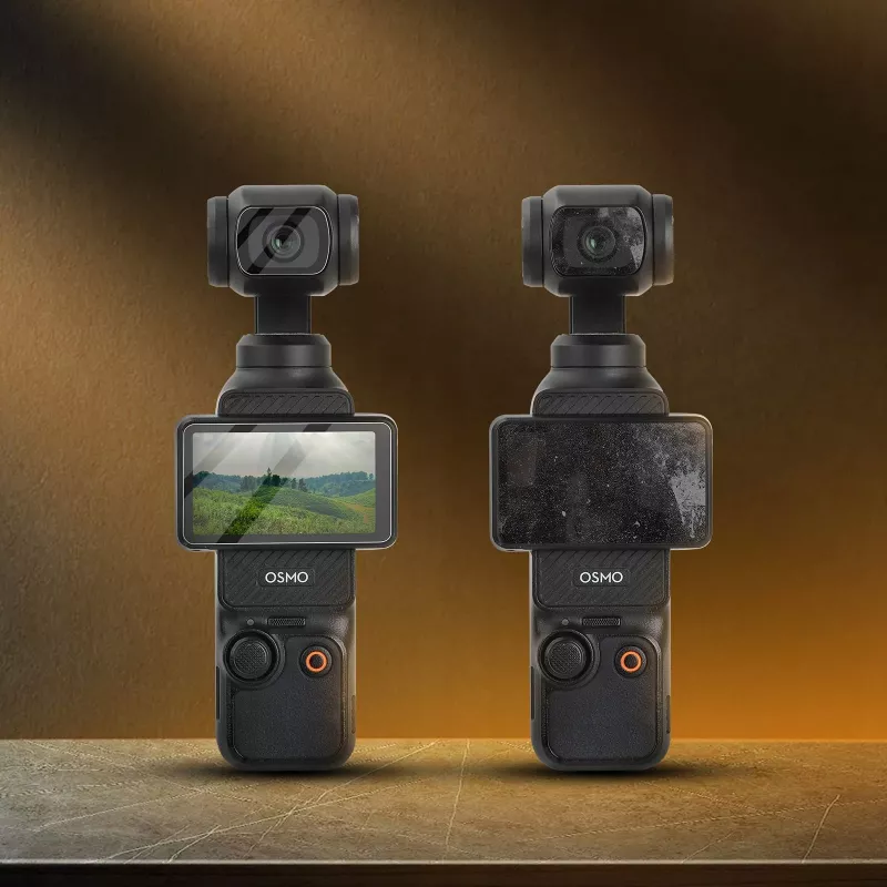 SUNNYLIFE Conjunto de proteção de ecrã e lente com revestimento AR para DJI Osmo Pocket 3 - vidro temperado 9H