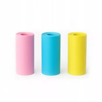 LOVEINSTANT Recargas de papel térmico adesivo 3 rolos x 3,5m - cores variadas - compatível com Phomemo T02, M02x, Love Instant X6, S1