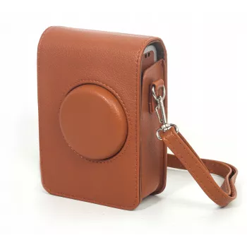 LOVEINSTANT capa de proteção para Fujifilm Instax Mini Evo - castanho (vertical)