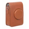LOVEINSTANT capa de proteção para Fujifilm Instax Mini Evo - castanho (vertical)