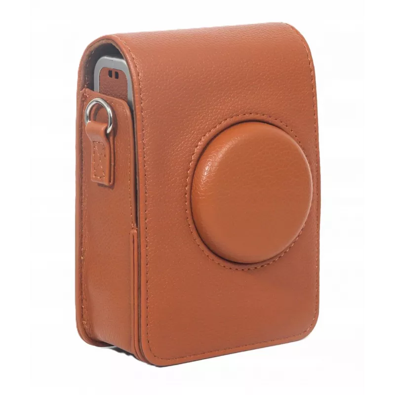 LOVEINSTANT capa de proteção para Fujifilm Instax Mini Evo - castanho (vertical)