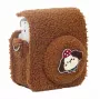 LOVEINSTANT capa de proteção para Fujifilm Instax Mini 12 - design cão de peluche - castanho