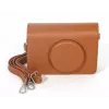 LOVEINSTANT bolsa para câmara para Kodak Mini Shot 2 / Era MS200 - castanho