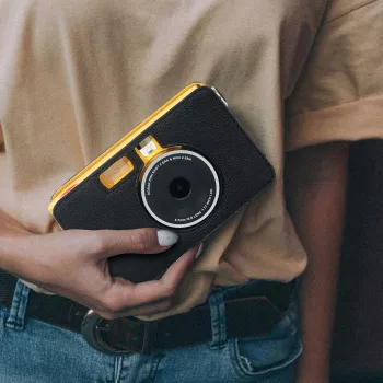 LOVEINSTANT capa de proteção para Kodak Mini Shot 2 / Era MS200 câmara instantânea - preto