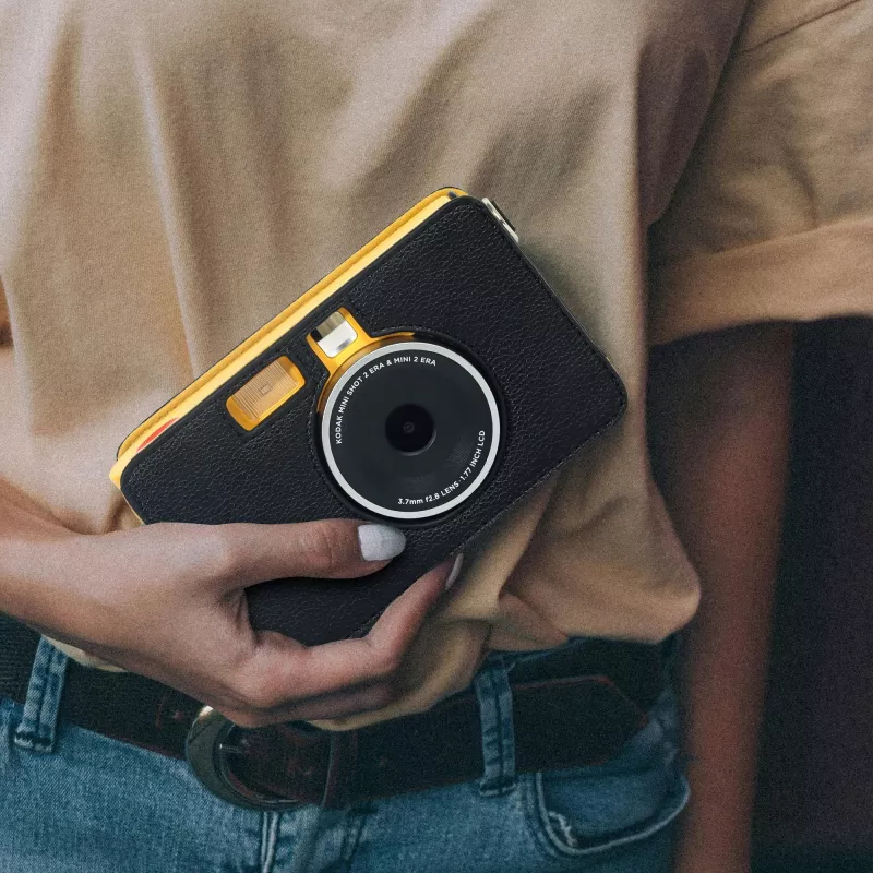 LOVEINSTANT capa de proteção para Kodak Mini Shot 2 / Era MS200 câmara instantânea - preto