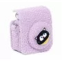 LOVEINSTANT capa de gatinho em peluche para Fujifilm Instax Mini 12 - lilás