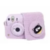 LOVEINSTANT capa de gatinho em peluche para Fujifilm Instax Mini 12 - lilás