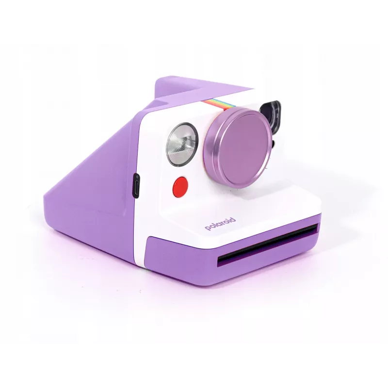 LOVEINSTANT tampa de objetiva em alumínio para Polaroid Now / Now+ - roxo