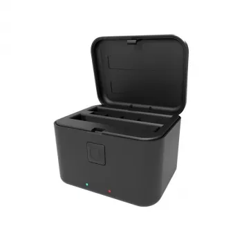 PULUZ PU765B carregador de baterias USB duplo para Insta360 X5