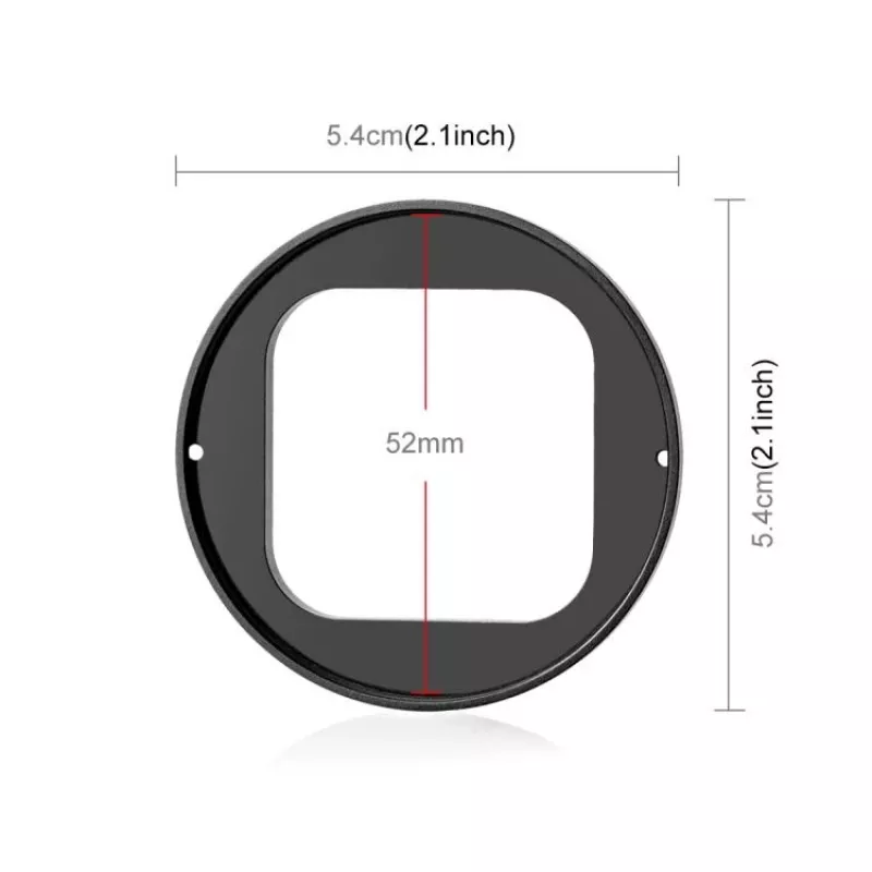 PULUZ kit adaptador de filtro UV 3-em-1 52mm tampa de objetiva para Insta360 Ace Pro 2 / PU770B
