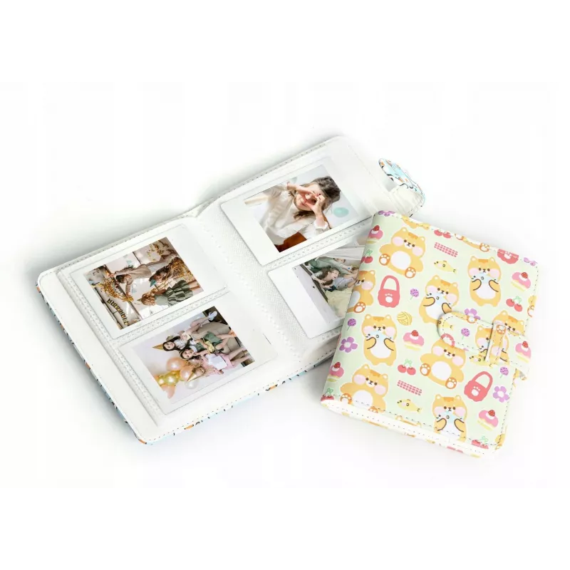 LOVEINSTANT álbum de fotografias para 64 fotos para Fujifilm Instax Mini 99 41 12 40 11 Evo Liplay Link - Pink Bear Love You