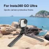 PULUZ suporte de moldura capa de proteção para Insta360 GO Ultra, fixação de tripé de 1/4 polegadas, preto
