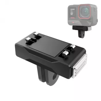 PULUZ suporte magnético de libertação rápida para Insta360 X5 / X4 Air / Ace Pro 2 / PU771B