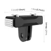 PULUZ suporte magnético de libertação rápida para Insta360 X5 / X4 Air / Ace Pro 2 / PU771B