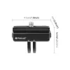 PULUZ adaptador de suporte de libertação rápida para rosca de tripé de 1/4 polegadas GoPro para encaixe rápido GoPro para Insta360 Ace Pro X4/X3/X2/X, DJI Osmo Action, PU965B