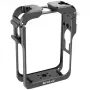 PULUZ suporte de estrutura com estrutura protetora, 2x suportes cold shoe e rosca de 1/4 de polegada para DJI Osmo 360 (PU781B)