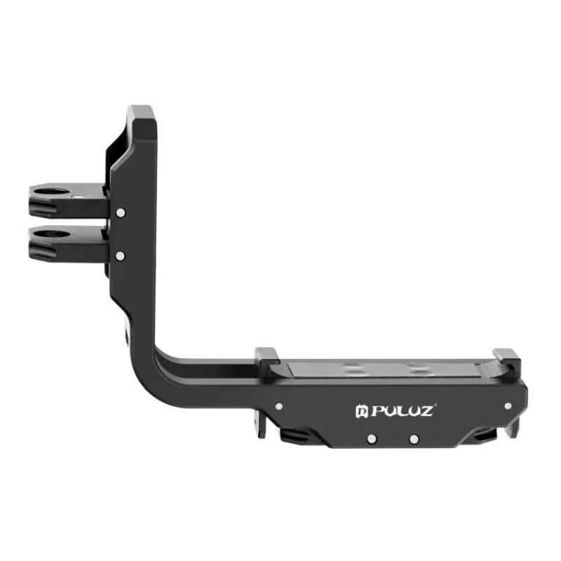 PULUZ PU768B Cage Rail para DJI Osmo Action 5 Pro / 4, horizontal e vertical